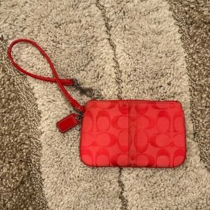 Coach Red/Orange Wrislet